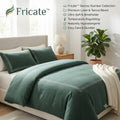 Fricate™ Serene Slumber Botanical Tencel™ Lyocell Duvet Cover Set – The "Eucalyptus Dream" Edition