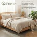 Fricate™ Cloud-Soft Artisan Cotton Gauze Bedspread Set – The "Coastal-Boho" Edition